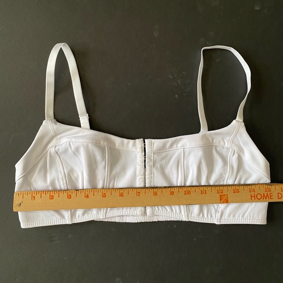 Free People Intimately Crop Bra Top, white size M - Picture 5 of 12
